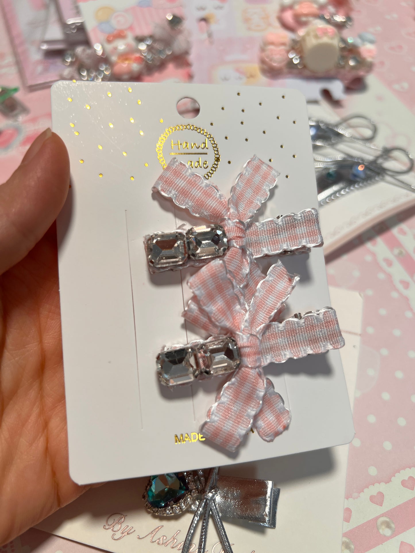 Handmade cute hair clips
