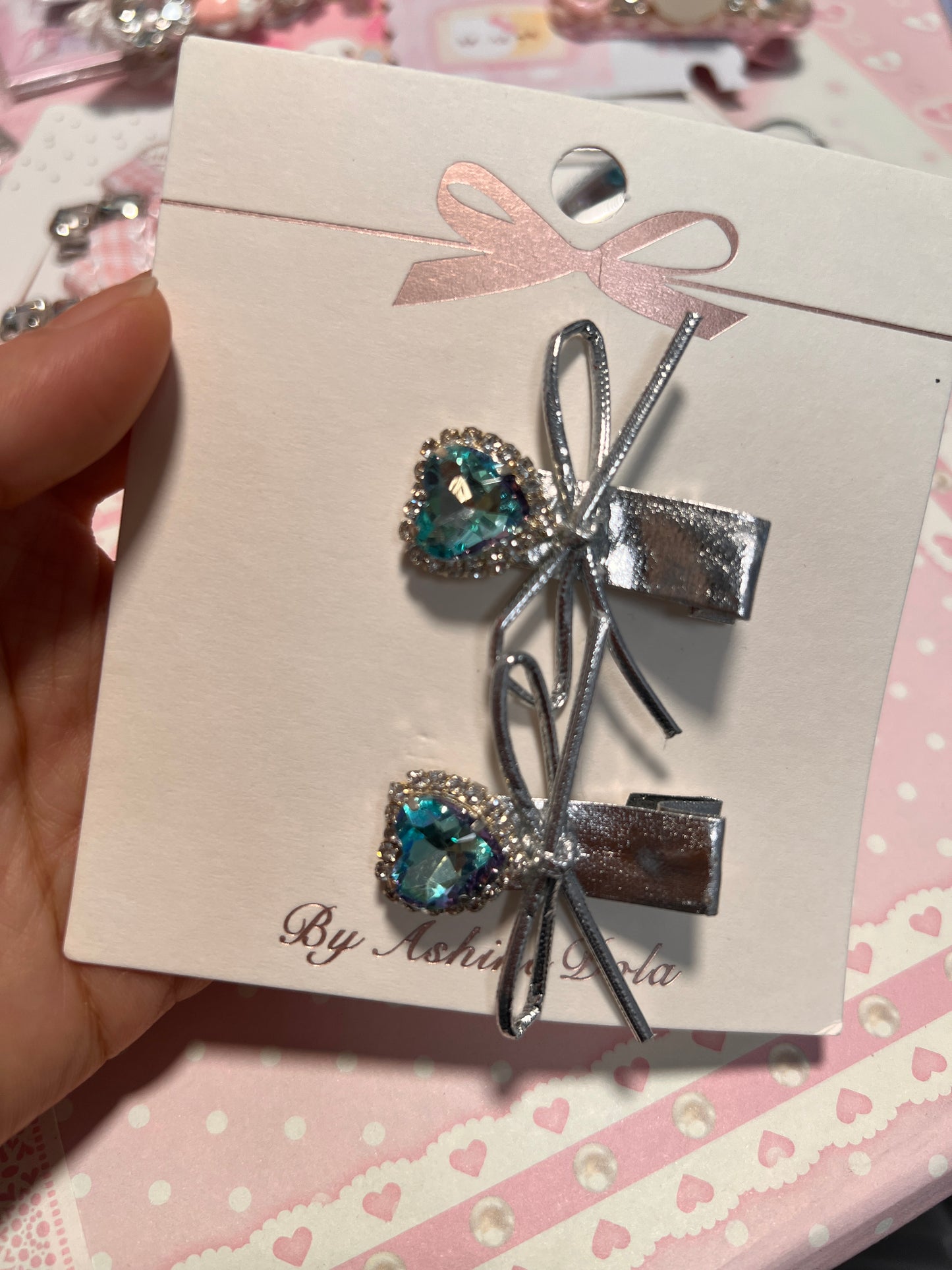Handmade cute hair clips
