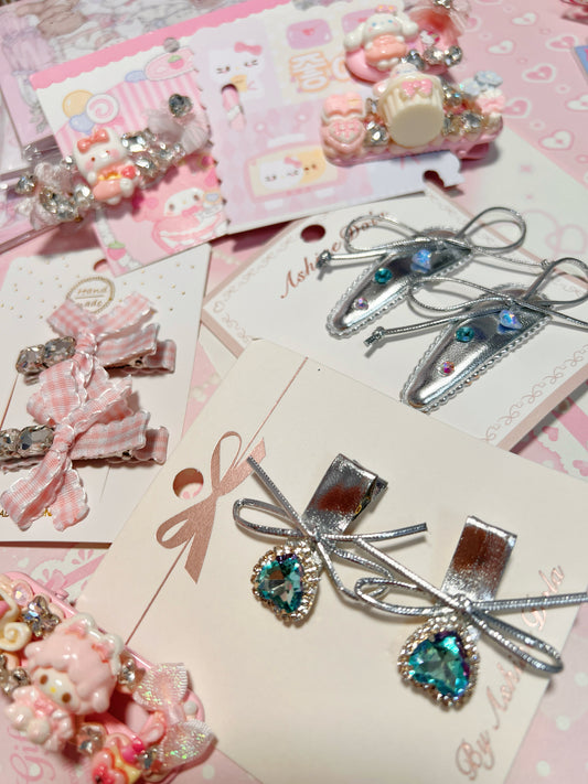 Handmade cute hair clips